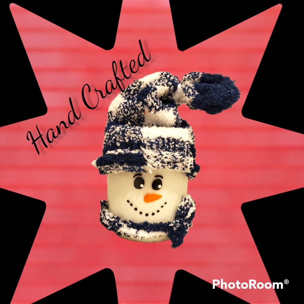 Hand Crafted Snowman